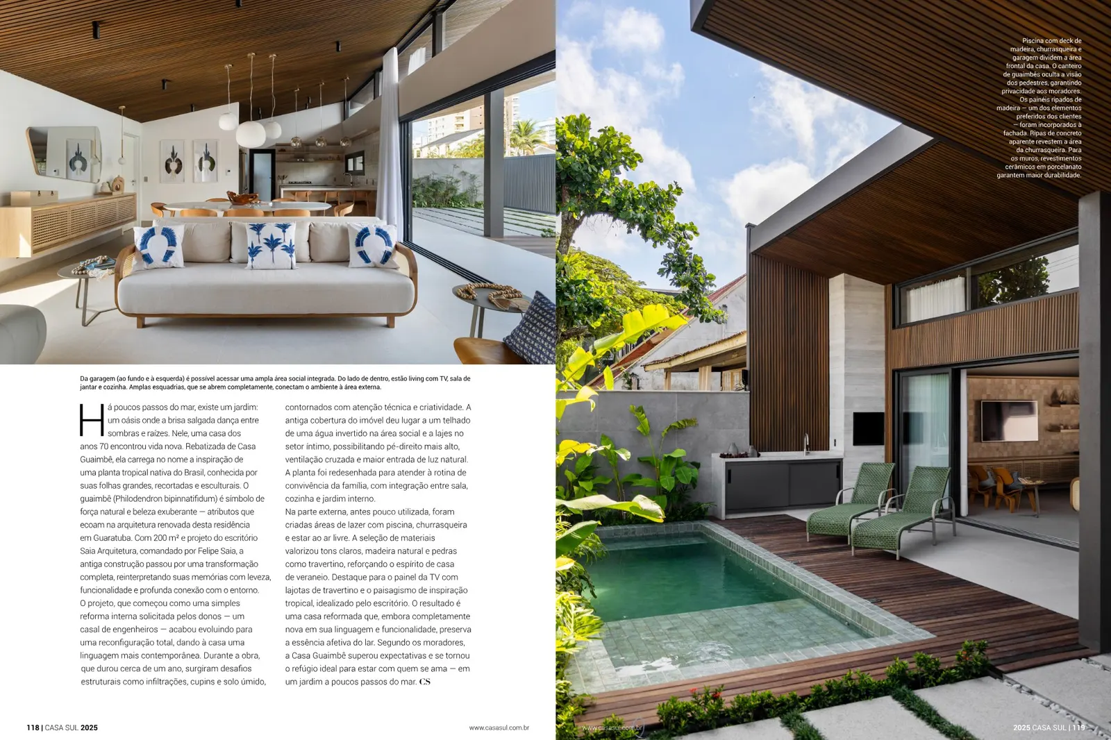 Casa Sul 2025 — Casa Guaimbê · spread 2 de 4